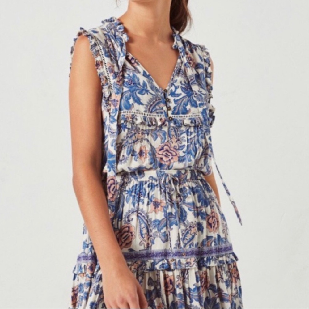 Spell & The Gypsy Etienne Sleeveless Blouse SZ S